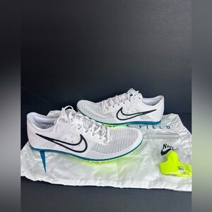 Nike Zoom Mamba 6 Spikes Track Cleats Men's Size 8.5 White Green DR2733-102